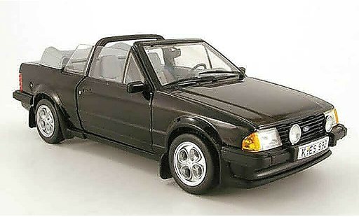 Ford Escort XR3i 1/18 Sun Star cabriolet noir 1983 diecast model cars