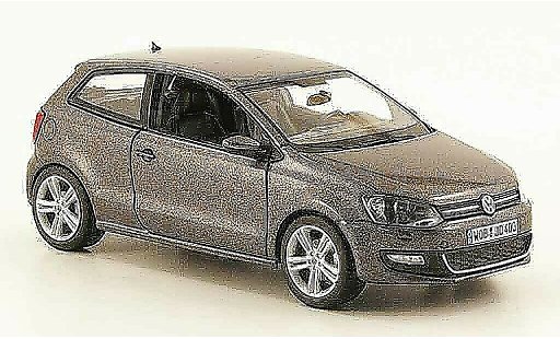 Volkswagen Polo Base 1/43 Schuco grey diecast model cars