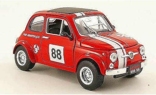 Fiat 500 Abarth 1/18 Mondo Motors 695ss red no.88 diecast model cars