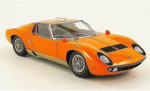 Lamborghini Miura P400 1/18 Kyosho s orange diecast model cars