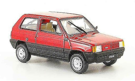 Fiat Panda Base 1/43 Norev red 1980 diecast model cars