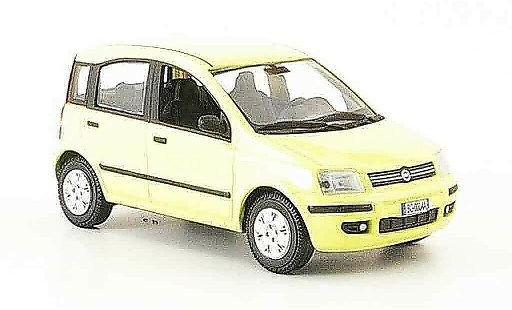 Fiat Panda Base 1/43 Norev Nuova yellow 2003 diecast model cars