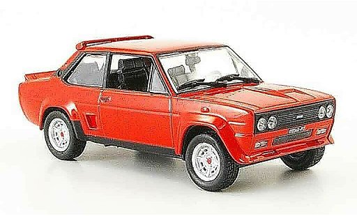 Fiat 131 Abarth 1/43 Norev Rally red 1976 diecast model cars