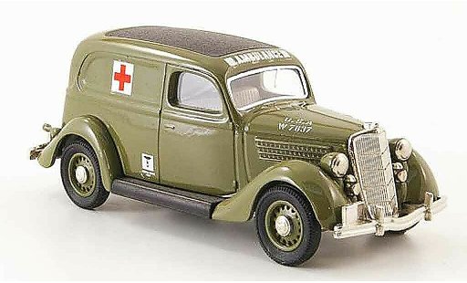 Ford 35 Type Flotte 1/43 Rextoys 48 US Medical Corps Ambulance 1935 diecast model cars
