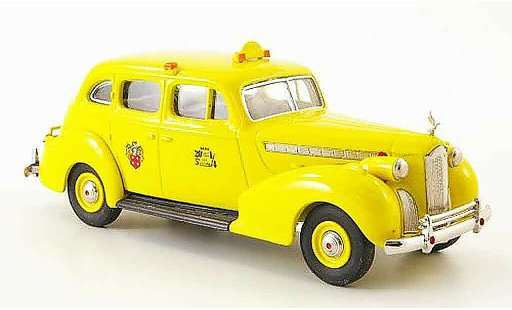 Packard Super 8 Sedan 1/43 Rextoys Taxi yellow 1940 diecast model cars