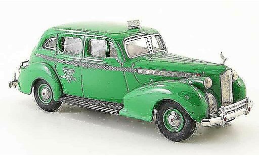Packard Super 8 Sedan 1/43 Rextoys Taxi green Checker Cab 1940 diecast model cars