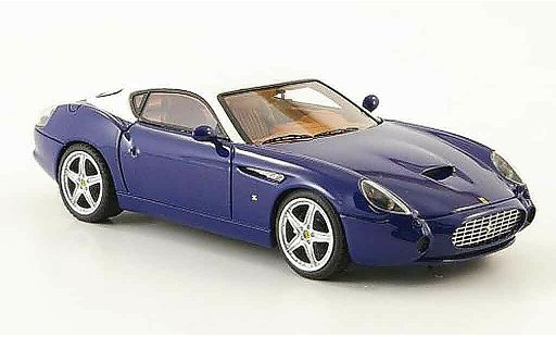 Ferrari 575 GTZ 1/43 Look Smart zagato blue white diecast model cars