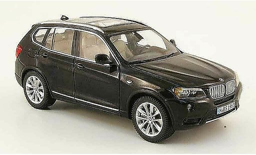 Bmw X3 F25 1/43 Schuco black 2010 diecast model cars