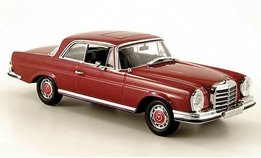 Mercedes 280 SE 1/43 Minichamps 3.5 Coupe (W111) red Sondermodell MCW 1970 diecast model cars