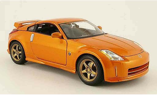 Nissan 350Z Nismo 1/18 Maisto s-tune orange diecast model cars