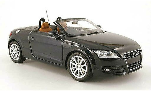 Audi TT roadster 1/18 Minichamps rhd noir 2006 diecast model cars
