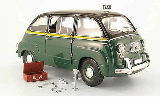 Fiat 600 Multipla 1/18 Mini Miniera d taxi rom 1960 diecast model cars