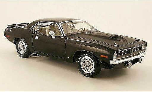 Plymouth Cuda 1970 1/18 Highway 61 aar noir diecast model cars