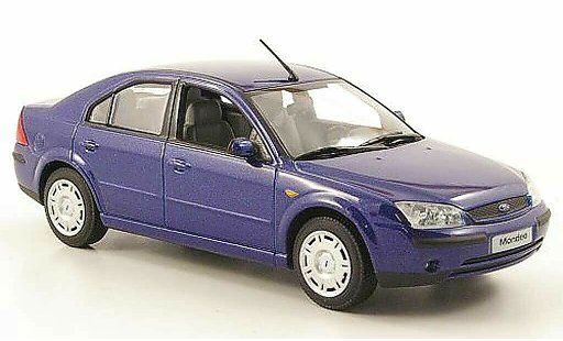 Ford Mondeo Stufenheck 1/43 Minichamps MKIII blue diecast model cars