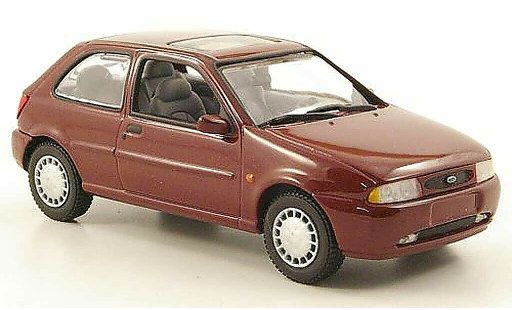 Ford Fiesta MKIV 1/43 Minichamps red 3-portes diecast model cars