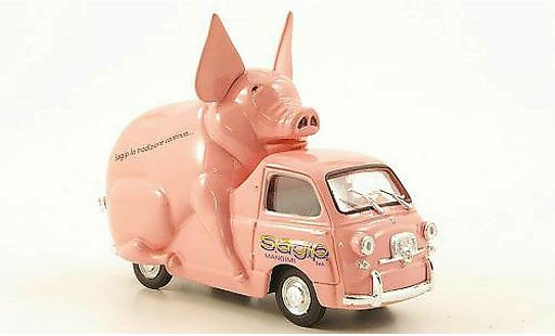 Fiat 600 Multipla 1/43 Brumm D Sagip Mangimi 1970 diecast model cars
