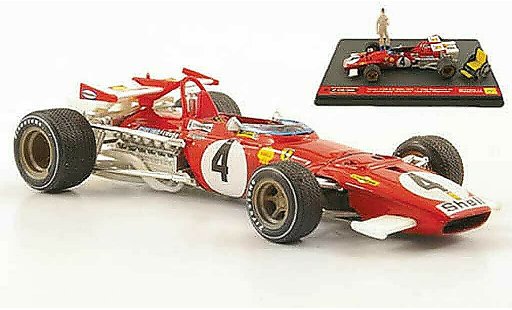 Ferrari 312 B 1/43 Brumm No.4 C.Regazzoni GItalien 1970 diecast model cars