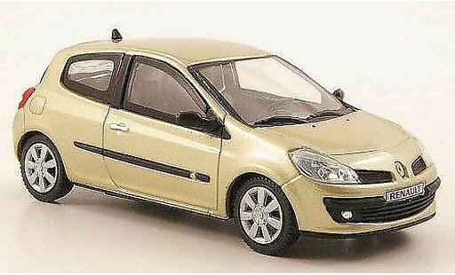Renault Clio III 1/43 Eligor beige 3-portes 2005 diecast model cars