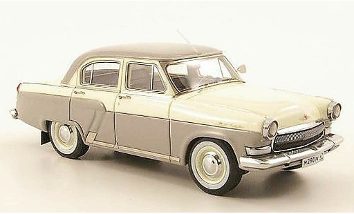 Gaz M21 Base 1/43 Neo grey/cremewhite 1970 diecast model cars