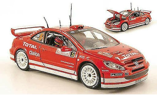 Peugeot 307 WRC 1/43 Vitesse No.5 Total Rally Monte Carlo 2004 diecast model cars