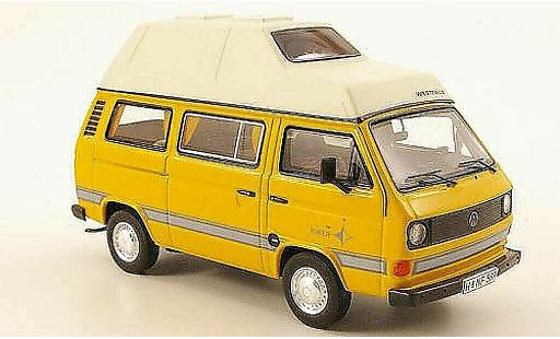 Volkswagen T3 Base 1/43 Premium ClassiXXs Camper 'Joker' yellow Westfalia diecast model cars
