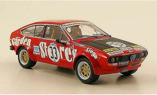 Alfa Romeo Alfetta gtv 2.0 1/43 M4 V Alfetta No.33 1000km Spa 1976 diecast model cars