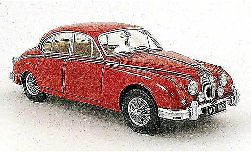 Jaguar MK 2 1/18 Model Icons 3.8 red lhd 1962 diecast model cars