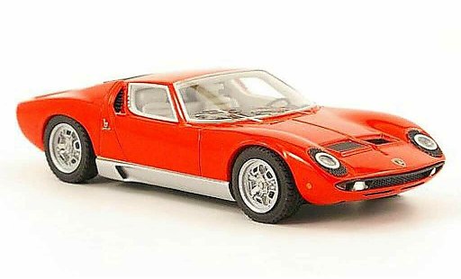 Lamborghini Miura S 1/43 Look Smart red Motorshow Paris 1968 diecast model cars