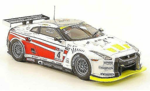 Nissan Skyline R35 1/43 Ebbro GT-R GT1 No.4 Swiss Racing Team 2010 diecast model cars