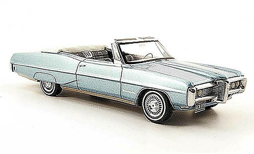 Pontiac Bonneville Convertible 1/43 Neo blue 1968 diecast model cars