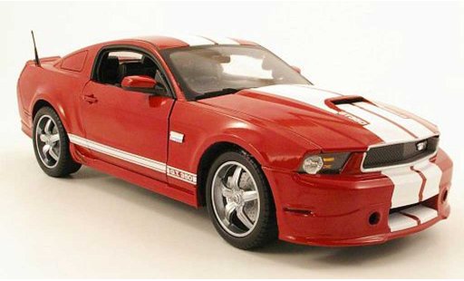 Shelby GT 350 2011 1/18 Shelby Collectibles red white diecast model cars