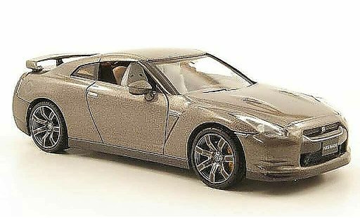 Nissan Skyline R35 1/43 Fujimi GT-R grey LHD 2007 diecast model cars