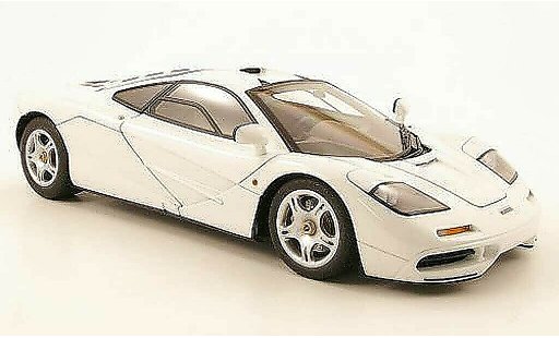 McLaren F1 Base 1/18 Autoart white 1994 diecast model cars