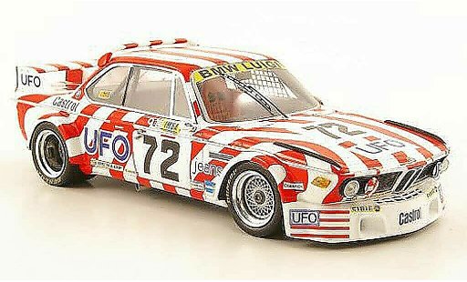 Bmw 3.0 CSL 1/43 Spark No.72 UFO 24h Le Mans 1977 diecast model cars