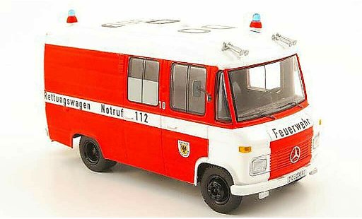 Mercedes L408 Base 1/43 Schuco pompier Dortmund - Rettungswagen diecast model cars