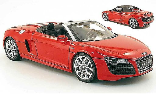 Audi R8 v10 5.2 fsi 1/18 Kyosho Spyder red diecast model cars