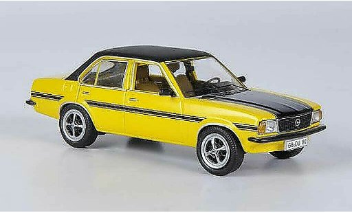 Opel Ascona B SR 1/43 Schuco yellow/black diecast model cars