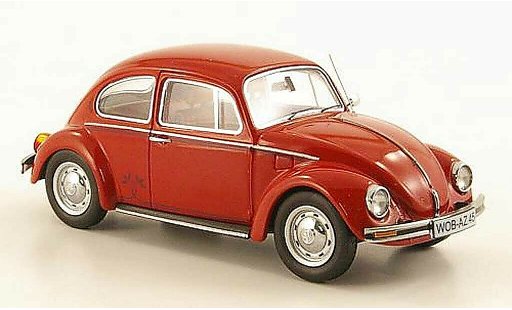 Volkswagen Kafer Base 1/43 Schuco 1200 red ''Der Samtrote'' diecast model cars