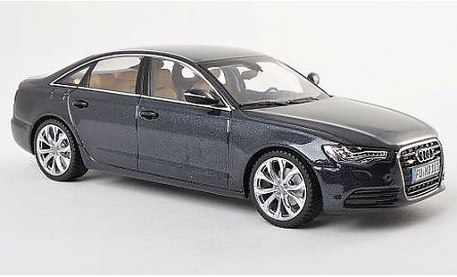 Audi A6 berline 1/43 Schuco (C7) blue-grey diecast model cars