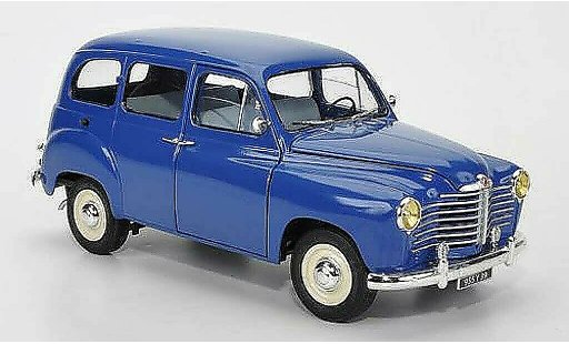 Renault Colorale Prairie 1/18 Solido blue 1953 diecast model cars