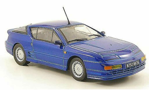 Alpine A610 turbo 1/43 Solido blue 1991 diecast model cars