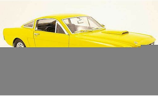 Shelby GT 350 1966 1/18 Shelby Collectibles yellow diecast model cars