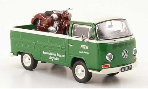 Volkswagen T2 Base 1/43 Premium ClassiXXs Puch flatbed Puch Classic Service with SGS als Ladegut diecast model cars