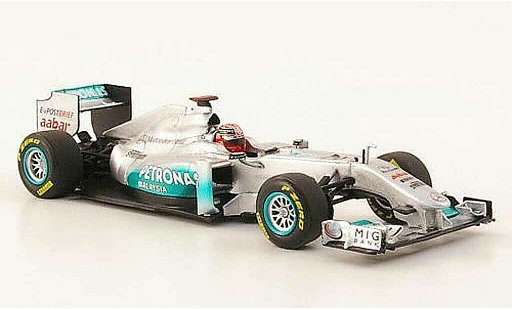 Mercedes F1 2011 1/43 Minichamps GP No.7 Petronas M.Schumacher Showcar diecast model cars