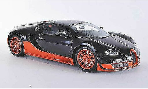 Bugatti Veyron Super Sport 1/18 Minichamps carbon/orange 2011 diecast model cars