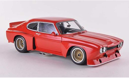Ford Capri RS 2600 1/18 Minichamps red Plain Body Version 1974 diecast model cars
