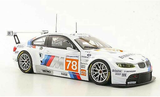Bmw M3 gt2 1/18 Minichamps E92 Motorsport Mueller / Farfus / Alzen24h Le Mans 2010 diecast model cars