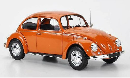 Volkswagen Kafer Base 1/18 Minichamps 1200 orange 1972 diecast model cars