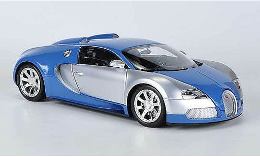 Bugatti Veyron Edition Centenaire 1/18 Minichamps chrom/blue 2009 diecast model cars