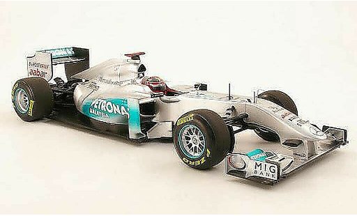 Mercedes F1 2009 1/18 Minichamps MGP Team No7 Petronas M.Schumacher Showcar 2011 diecast model cars